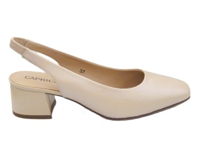 CAPRICE ΓΥΝΑΙΚΕΙΕΣ ΔΕΡΜΑΤΙΝΕΣ SLINGBACK ΓΟΒΕΣ