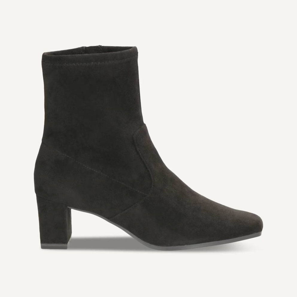 CAPRICE ΓΥΝΑΙΚΕΙΑ ΜΠΟΤΑΚΙΑ SUEDE ΜΑΥΡΟ-25354