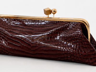LUXURY ΓΥΝΑΙΚΕΙΑ ΤΣΑΝΤΑ KROKO CLUTCH