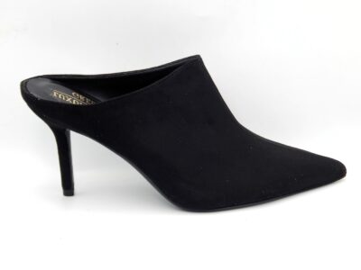 LUXURY ΓΥΝΑΙΚΕΙΑ SUEDE ΜΑΥΡΑ MULES
