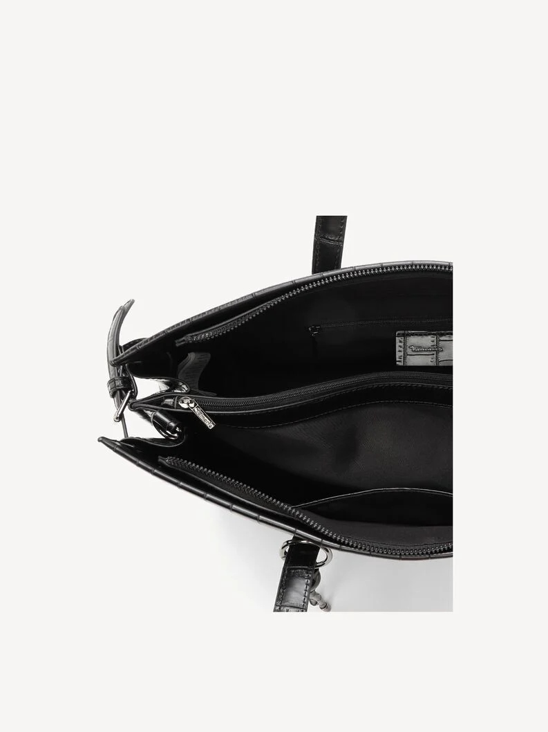 TAMARIS ΓΥΝΑΙΚΕΙΑ ΤΣΑΝΤΑ ΩΜΟΥ/SHOPPER ΚΡΟΚΟ ΜΑΥΡΟ-34856 - Image 4
