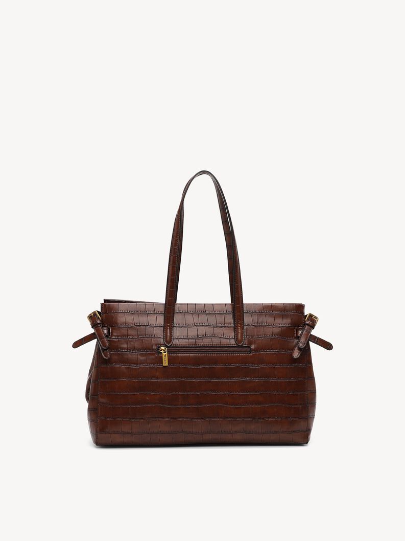 TAMARIS ΓΥΝΑΙΚΕΙΑ ΤΣΑΝΤΑ ΩΜΟΥ/SHOPPER ΚΡΟΚΟ ΚΑΦΕ-34856 - Image 5
