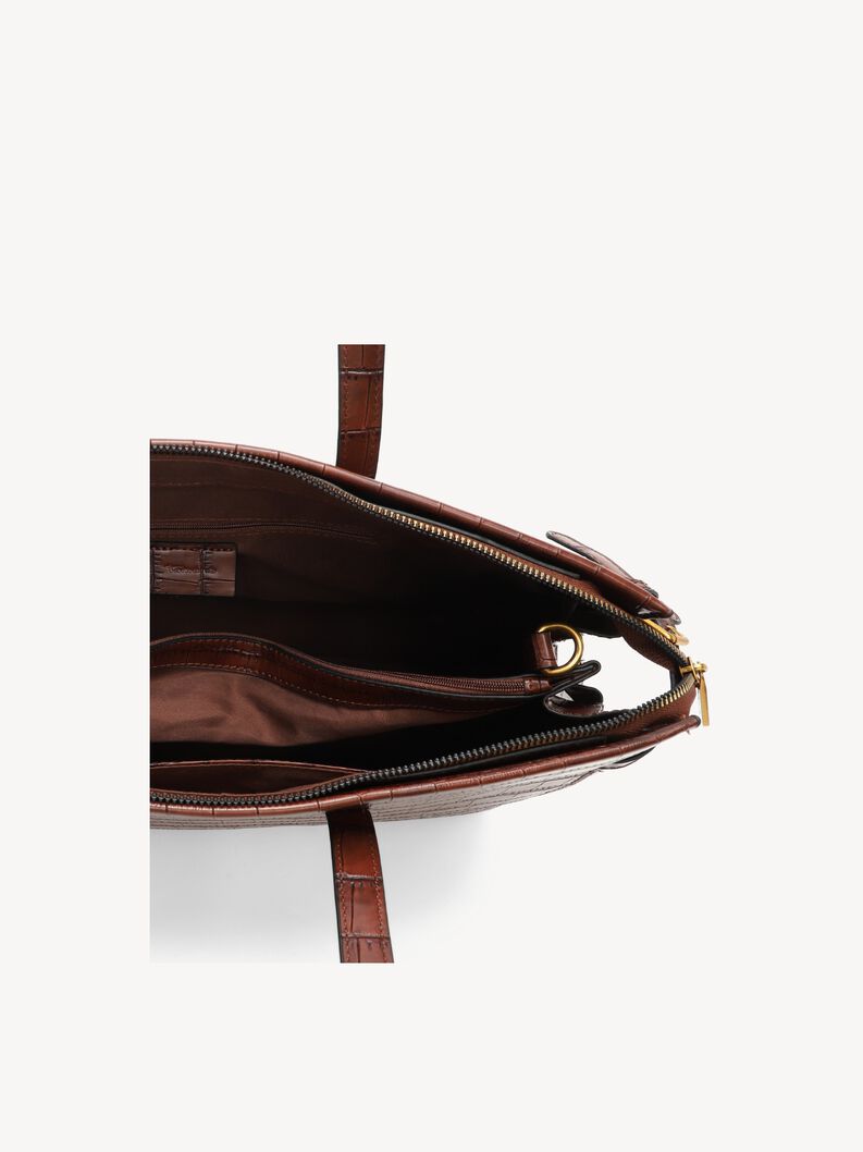 TAMARIS ΓΥΝΑΙΚΕΙΑ ΤΣΑΝΤΑ ΩΜΟΥ/SHOPPER ΚΡΟΚΟ ΚΑΦΕ-34856 - Image 6