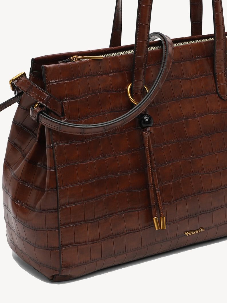 TAMARIS ΓΥΝΑΙΚΕΙΑ ΤΣΑΝΤΑ ΩΜΟΥ/SHOPPER ΚΡΟΚΟ ΚΑΦΕ-34856 - Image 7
